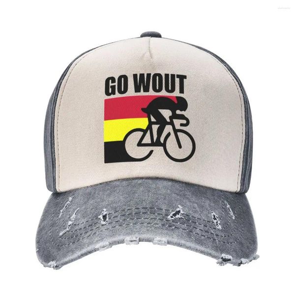 Casquettes de baseball Drapeau Belgique Wout Van Aert Baseball Stuff Mode Délavé Snapback Chapeau Hommes Femmes Réglable