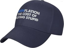 Caps à balle Bidenflation Le coût du vote des studides hat de mode ajusté Fonction Fonction pour hommes