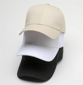 Ball Caps Big Head Cotton Cotton Plus taille Blank Baseball Cap Lady Solid Sport Hat Sport Men Large Plain Snapback 5559CM 6065CM4019678