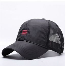 Kogelcaps big head man plus size honkbal cap mannen zomer dunne stof mesh sun hoed mannelijke hoeden m 55-59 cm l 60-64cm 220921