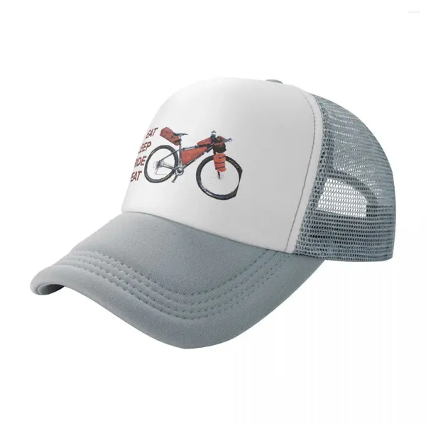 Casquettes de balle Emballage de vélo Eat Sleep Ride Répéter Casquette de baseball Sports Wild Hat pour hommes femmes