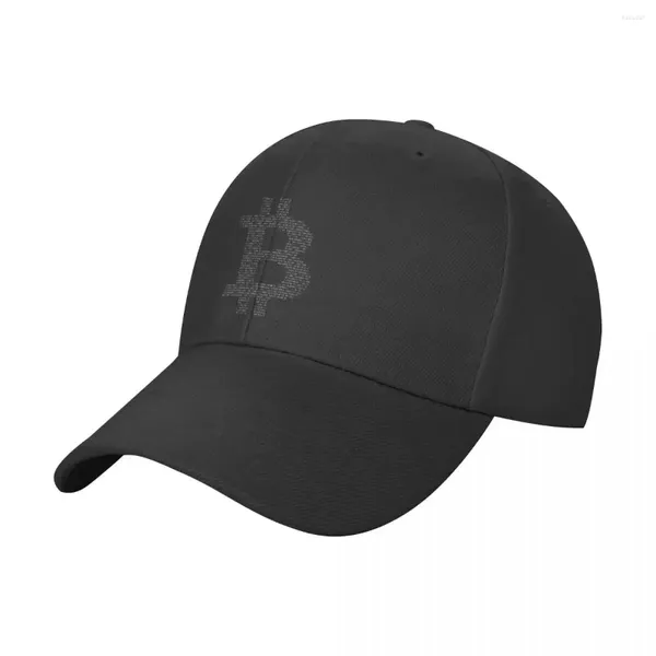 Bola de bolas Binary Black Baseball Cap Hat Protection UV Beach Bag Beat Size Girl Men's