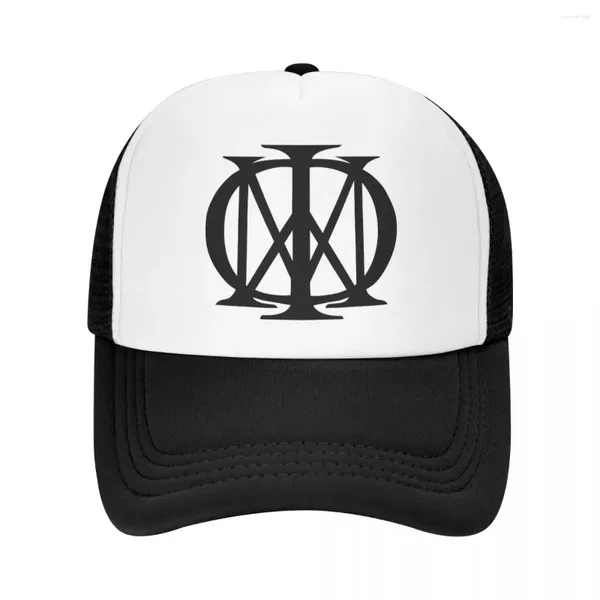 Ball Caps Black Dream Theatre Logo Mesh Baseball Cap Unisexe Hat de mode Polyester Trucker Wholesale
