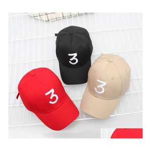 Casquettes de baseball Noir Kaki Rose Le Rappeur 3 Papa Chapeau Lettre Broderie Casquette De Baseball Hip Hop Streetwear Grenouille Snapback Papa Chapeaux Drop Deli Dhagy