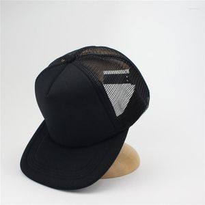 Gorras de bola Sombrero Snapback de malla liso negro Gorra de béisbol para hombre Gorras unisex Hip Hop Snapbacks Sombreros para el sol