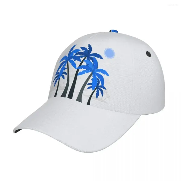 Gorras de bola Playa azul Gorra de béisbol Skuilles Sombrero equipado Snapback para hombres Mujeres Casual Sol al aire libre