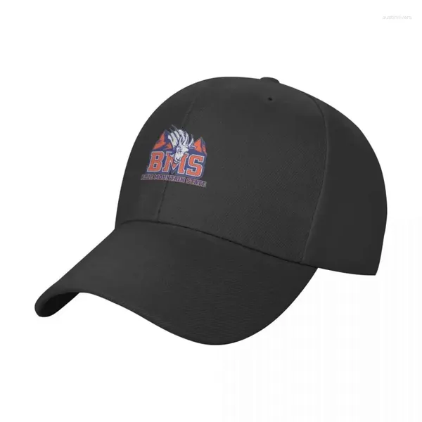 Ball Caps BMS Blue Mountain State Baseball Cap Bobble Bobble Black Western Woman's Hats for the Sun Men's