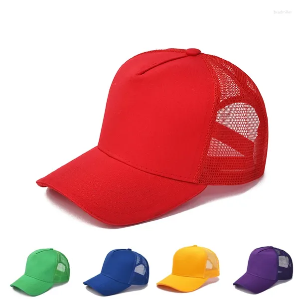 Ball Caps respirant Courbe courbe de baseball Capuche Soleil Protection du soleil Retro Fashion Casual Trucker Man Summer Outdoors Mesh réglable