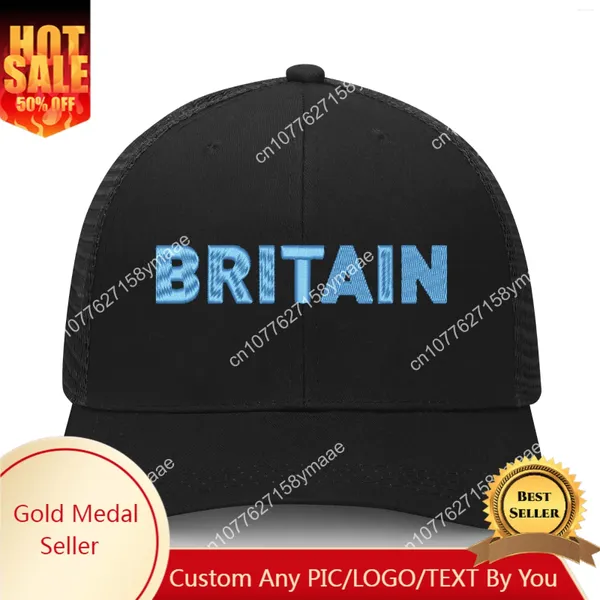 Ball Caps Britain drapeau broderie chapeau pour hommes pour femmes sports de baseball en maille respirante