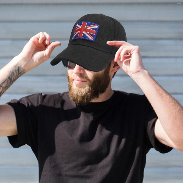 Ball Caps British Flag cuatro temporada de béisbol al aire libre para hombres y mujeres fanáticos ingleses en Europa