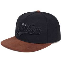 Casquettes de baseball BROOKLYN lettre broderie casquette de baseball mode hiphop casquettes hommes et femmes chapeau plat universel sports de plein air chapeaux de soleil 230303