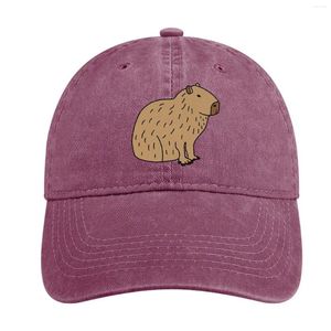 Casquettes de baseball Capybara marron assis chapeau de cowboy Hip Hop dans le |-F-|Homme Femme