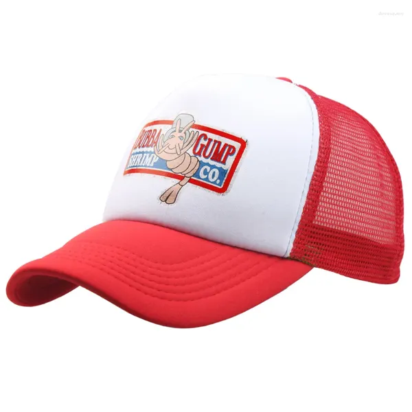 Gorras de bola BUBBA GUMP CAP SHRIMP CO. Camión Béisbol Hombres Mujeres Deporte Verano Snapback Hat Forrest Ajustable 11 colores