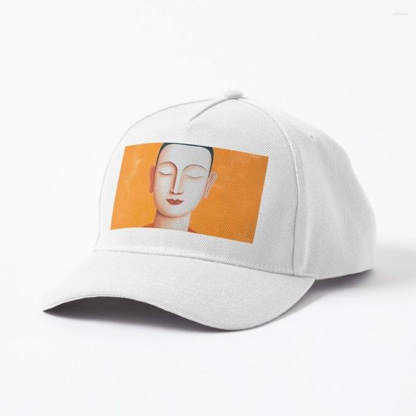 Gorras de bola Meditación de Buda en la vida Gorra de pintura al óleo de arte moderno diseñada y vendida por Neo-Night