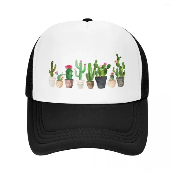 Bola de pelota Cactus Baseball Cap Trucker sombreros de diseñador personalizado Mujeres masculinas