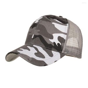 Casquettes de Baseball Camo Mesh Été Chapeau de Soleil Pour Hommes Femmes Casquette de Baseball Réglable Hommes Chapeaux de Camionneur Camouflage Femmes