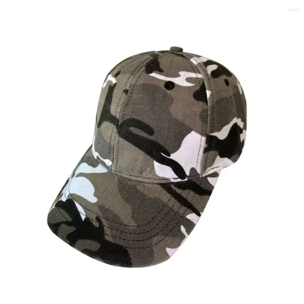 Gorras de bola Camuflaje Gorra de béisbol Sombrero unisex Hip-Hop Ajustable Deporte Trabajo Sombreros transpirables para mujer Venta para hombre Casquette Homme