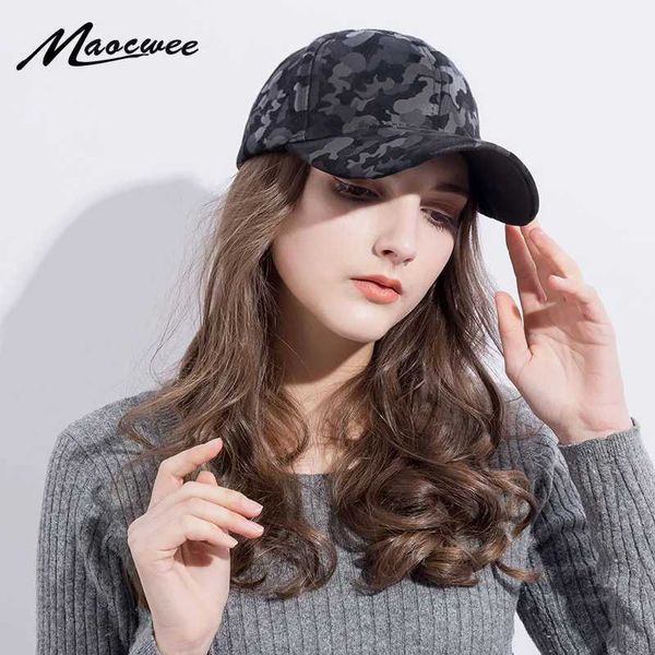 Ball Caps Camouflage Baseball Hat Army Buckle Mens Womens Unisexe Gorra Cassette Dad Artificial Pu Wholesale Bone 2018 Q240403