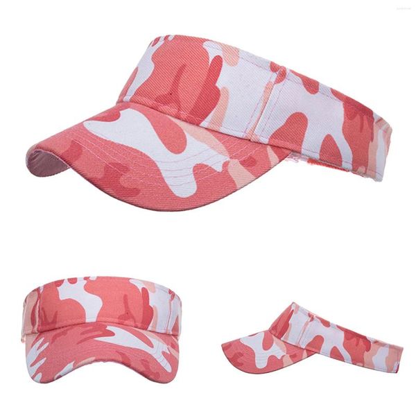 Gorras de bola Camuflaje Sombrero de béisbol Sombrero para el sol Transpirable Mujeres Moda Hombres Playa Hip Hop Techo vacío Gorras Casquette