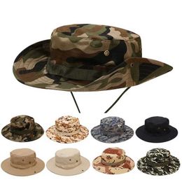 Ball Caps Camouflage Bonnie Hat Mens Tactical Military Bethet Panama Summer Hunting Randonnée Outdoor Sun Protection Q240403