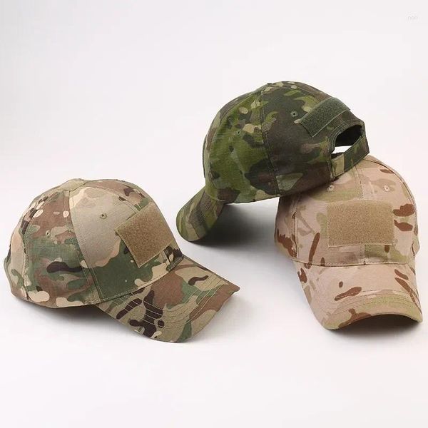 Gorras de bola Camuflaje Militar Béisbol Traf Malla Táctica Ejército Deporte Ajustable Snapback Contratista Papá Sombreros Hombres Mujeres Sombrero al por mayor