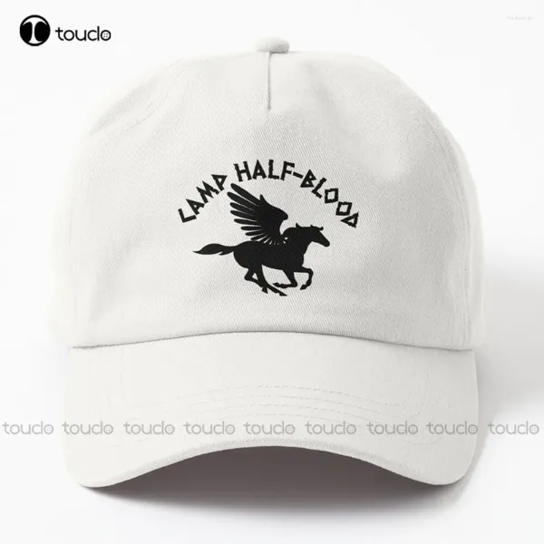 Casquettes de baseball Camp Half Blood Long Island Sound Dad Hat Casquette de baseball noire en coton Denim Hip Hop Trucker Chapeaux Cadeau personnalisé