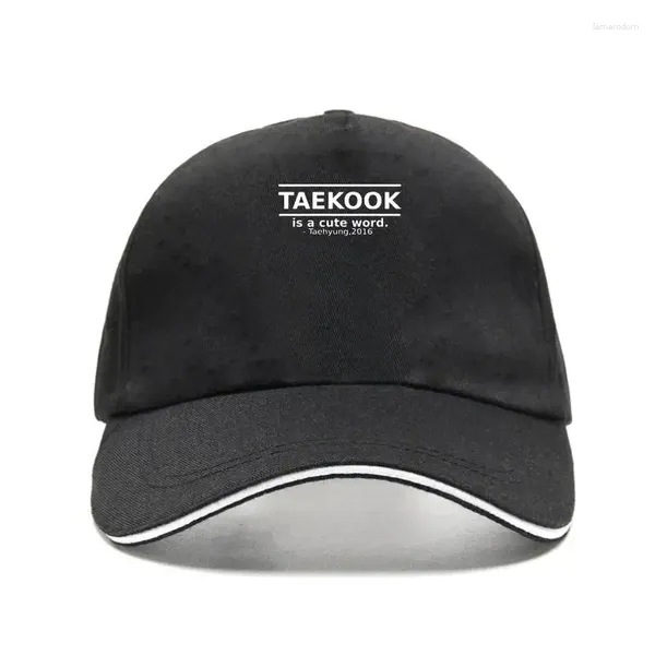 Gorras de bola Gorra Sombrero Fahion Coo En T Woen Divertido Taekook I Una palabra linda Cutoized Béisbol impreso