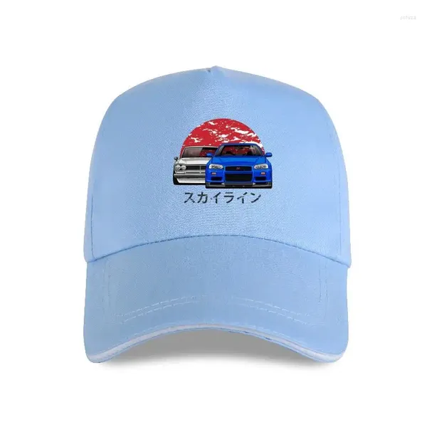 Casquettes de baseball Chapeau Skyline R34 Homme Japonais Voiture Sportcar Automobile Nouveauté Coton Baseball Imprimé Vêtements