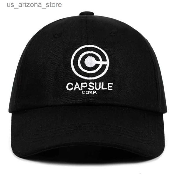 Ball Caps capsule corp papa chapeau anime chant% coton embryon baseball chapeau snapback unisexe été extérieur hatte décontracté Q240425