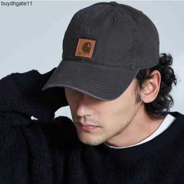 Ball Caps Carhart Cap Baseball voor mannen en vrouwen Workwear Soft Top Veelzijdig Casual Curved Brim Big Head