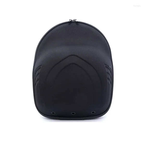 Gorras de bola Casquette Homme Marque Luxe Caja de sombrero de béisbol para 6 Carrier Travel Caja protectora Negro