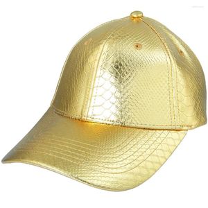Ball Caps Casual Solid PU Leather Baseball Cap Snapback Verstelbaar Dad Hats Hip Hop Vizier Hoed Outdoor Sport Unisex Sun