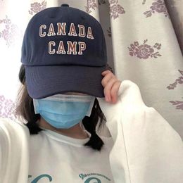 Ball Caps Casual Street Wear Student Katoen Polyester Bijpassende Dames Baseball Cap Heren Pet Koreaanse stijl Shading