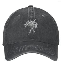 Balpetten Onthoofding van vee Death Metal Merchandise Unisex-stijl Baseballpet Verontruste katoenen hoeden Retro Alle seizoenen Reizen