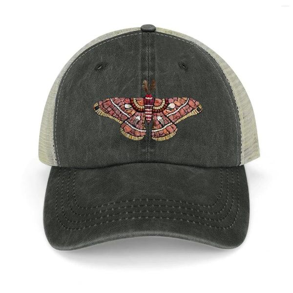 Ball Caps Ceanothus Silk Moth Mosaic Cowboy Hat duluffy | -f- |Rave Women Beach Fashion Men's