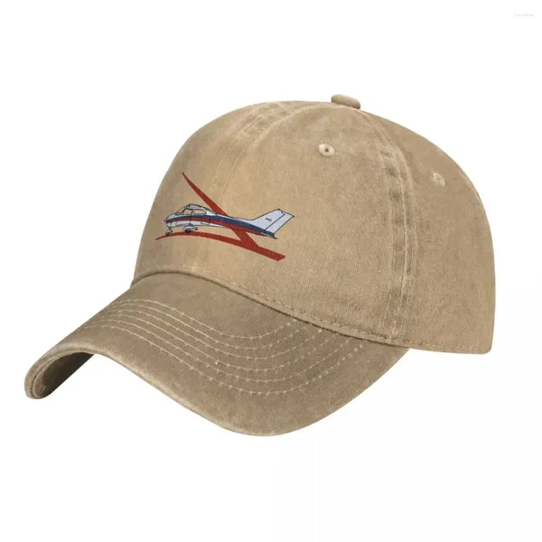 Ball Caps Cessna 177 Cardinal Cap Cowboy Hat Hombre de lujo Diseñador Drop Hats para hombres Mujeres