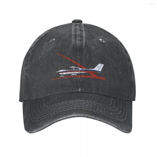 Gorras de bola Cessna 177 Cardinal Cowboy Hat Trucker Cap Black Boonie Hats Rave Mens Tennis Women's