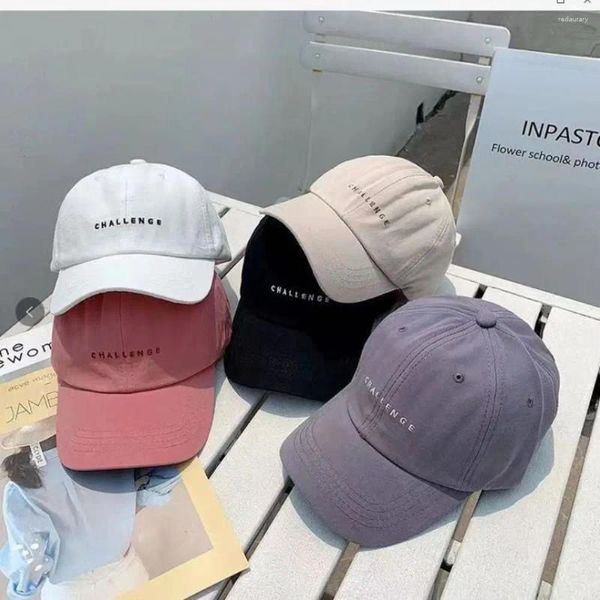 Ball Caps Challenge Baseball For Women Men Spring Summer Lettre broderie Visors Sun Visors Casque Casual Hip Hop papa