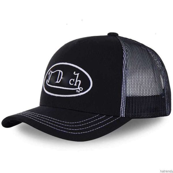 Ball Caps Chapeau von Dutchs Hat Fashion Fashion Baseball Cap pour adultes Net Caps de différentes tailles en plein air Designer pour hommes Snapbacks 9LDR CCC10