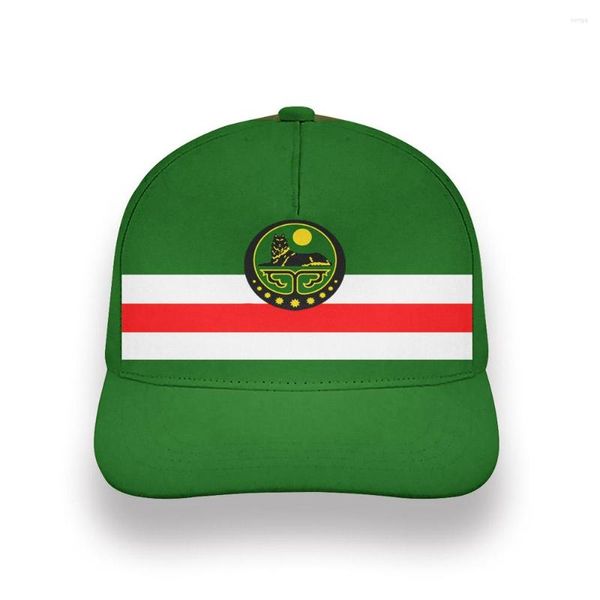 Casquettes de baseball Tchétchénie chapeau gratuit sur mesure nom numéro Grozny imprimer drapeau mot russe Russie Rossiya Argun Gudermes casquette de baseball tchétchène