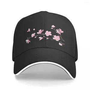 Casquettes de Baseball Fleur de Cerisier Plante - Fond Transparent Casquette de Baseball Militaire Tactique Streetwear Chapeau pour Femme Homme