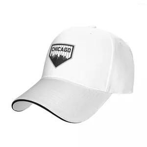 Casquettes de baseball Chicago Homeplate - Blanc 3 Casquette de baseball Chapeau de plage Marque Homme Camionneur Femme