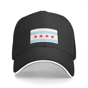 Ball Caps Chicago Illinois State - Flag Baseball Cap Cosplay Hat Man Luxury Ladies Men's