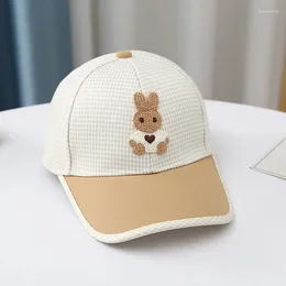 Casquettes de Baseball pour enfants, casquette d'été à la mode pour filles et garçons, chapeaux réglables avec broderie, visières à rabat pour bébé camionneur