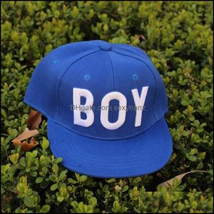 Ball Caps Kinderen Flat-Bill Hoeden Meisjes Jongens Snapback Ouder-kind Trucker Hoed Platte Rand Cap Verstelbaar Zwart Rood Blauw 3562 Q2 Drop De Dhamn