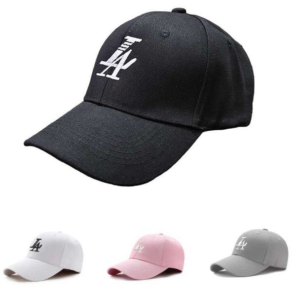 Ball Caps Enfants Hommes broderie Los Angeles City Women Baseball Caps Coton Coton Femmes décontractées Réglable Outdoor Sunbonnet Golf Cap T240429