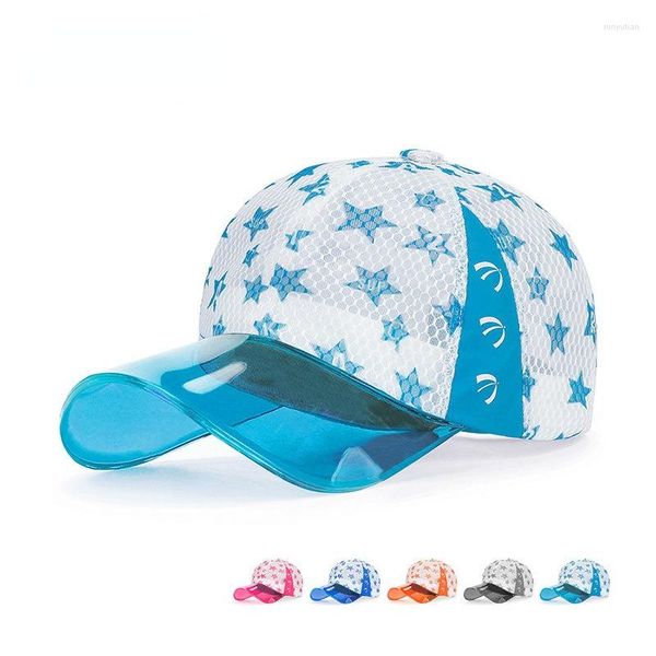 Gorras de béisbol Sombreros para niños Gorra de béisbol para niños y niñas Salidas al campus para estudiantes Protectores solares Aleros transparentes