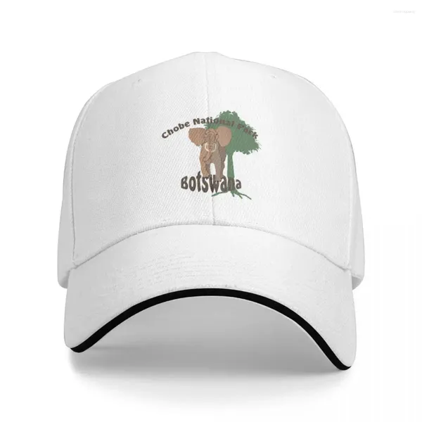 Casquettes de baseball Chobe National Park Elephant Casquette de baseball Boonie Chapeaux Créateur de mode Homme Chapeau Femme