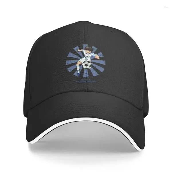 Ball Caps Classic Captain Tsubasa Team Anime Soccer Football Football Baseball Cap Femmes Men A réglable Papa Hat Protection solaire