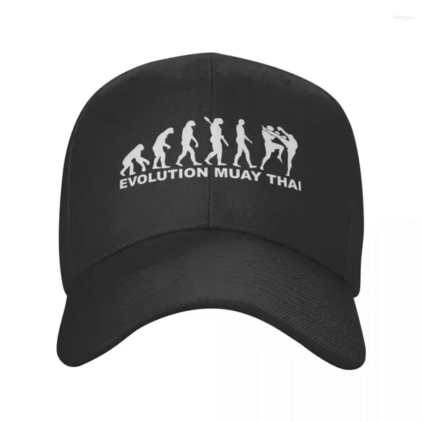 Gorras de bola Evolución clásica Muay Thai Gorra de béisbol para artes marciales Lucha Luchador Kickboxing Tailandia Boxeo Camionero Sombrero Protección solar